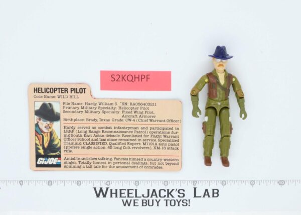 Wild Bill V1 100% Complete G.I. Joe 1983 Hasbro Vintage Action Figure main image