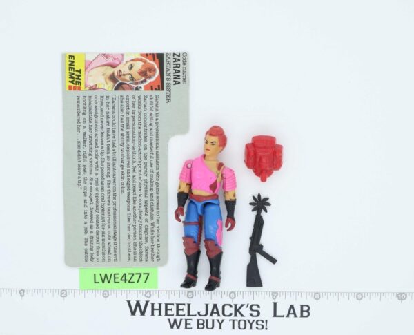 Zarana V1 100% Complete G.I. Joe 1986 Hasbro Vintage Action Figure main image