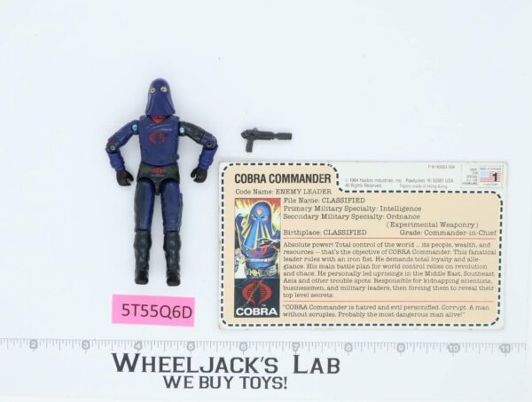 Cobra Commander V2 MAIL AWAY 100% Complete G.I. Joe 1984 Hasbro Vintage Figure main image