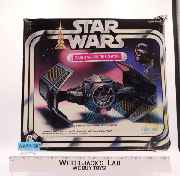 Darth Vader Tie Fighter Complete W/Insert NEW UNUSED Stickers Star Wars Kenner main image