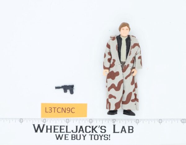 Han Solo Trench Coat 100% Complete Star Wars ROTJ 1983 Vintage Kenner NO REPRO main image