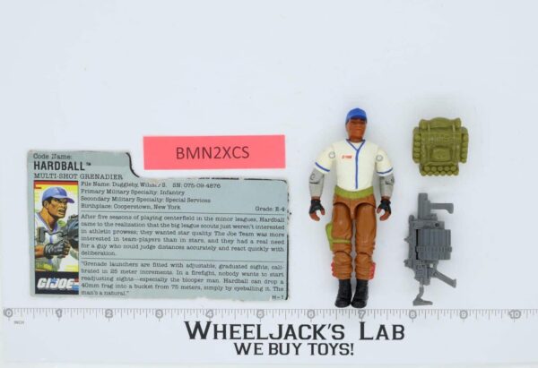 Hardball V1 100% Complete G.I. Joe 1988 Hasbro Vintage Action Figure main image