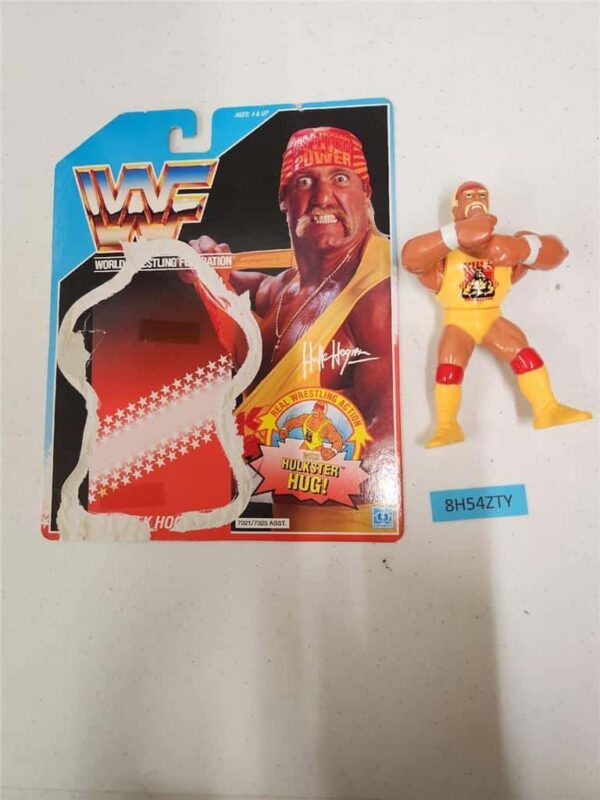 Hulk Hogan W/CARDBACK 100% Complete 1990 WWF Wrestling Hasbro Action Figures main image