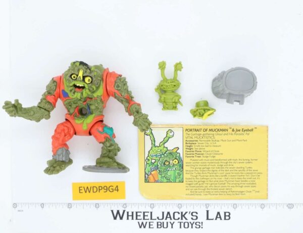 Muckman & Joe Eyeball 100% Complete Teenage Mutant Ninja Turtles 1990 Playmates main image