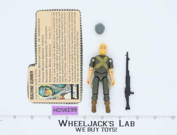 Rock’ N Roll V1 Straight Arms G.I. Joe 1982 Hasbro Vintage Action Figure main image