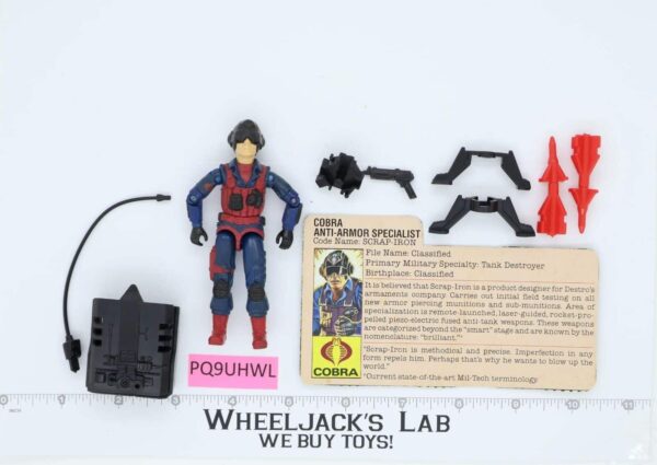 Scrap Iron V1 100% Complete G.I. Joe 1984 Hasbro Vintage Action Figure main image